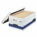 Bankers Box Extra, Storage File Box, White, PK4 0070205